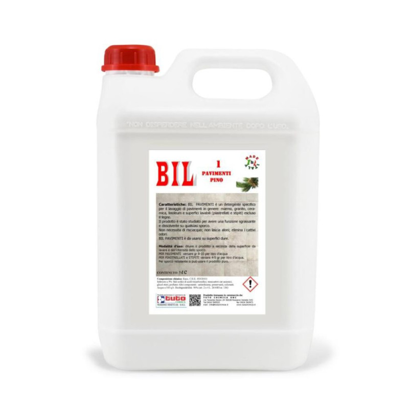 BIL 1 PAVIMENTI detergent profesional pardoseli cu miros de pin 5L