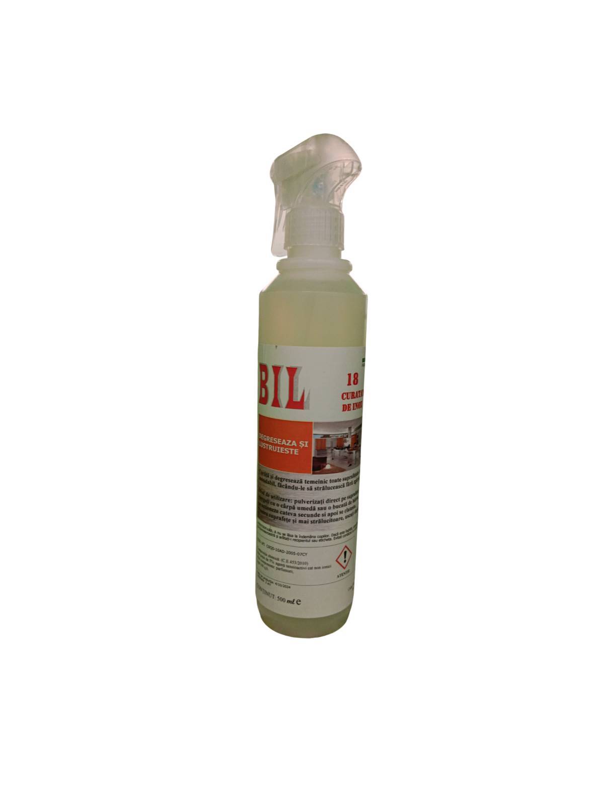 Soluție profesională BIL 18 pentru inox 500ml