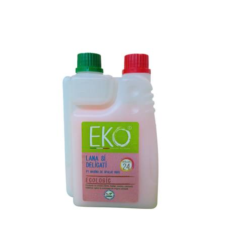 EKO Detergent profesional LANA SI TESATURI DELICATE, 600ml