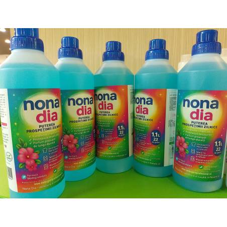 nona dia detergent de rufe ecologic - rufe albe si colorate- 1,1 L