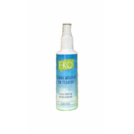 EKO SPRAY ELIMINA MIROSURI DIN TESATURI- FARA PARFUM, HIPOALERGENIC 120 ML