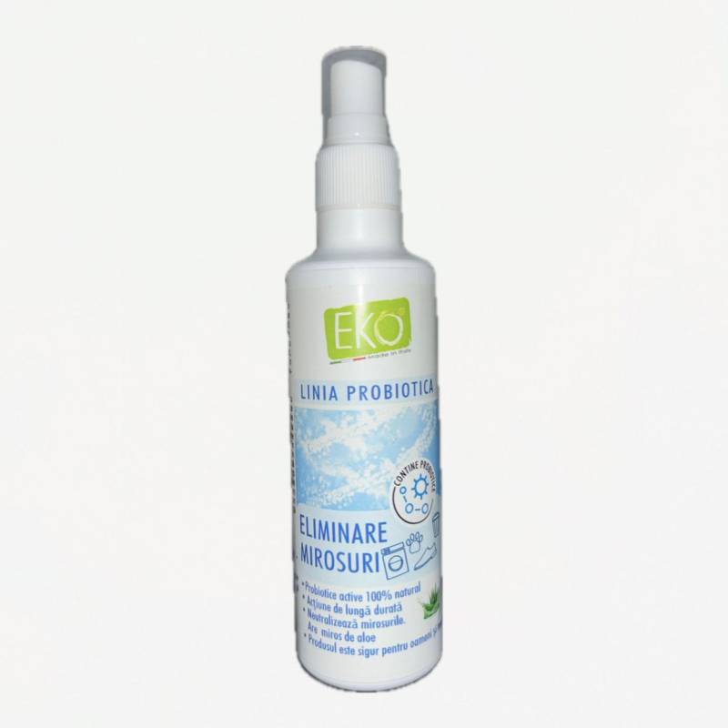 Eko spray, eliminare mirosuri cu probiotice Eko spray, eliminare mirosuri cu probiotice