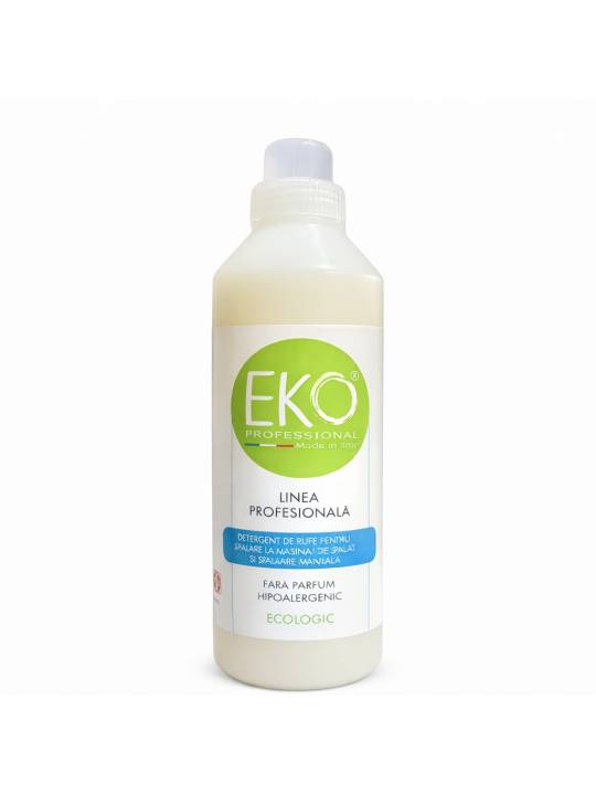 EKO Professional – Detergent de rufe hipoalergenic, fără parfum, ecologic, 1L