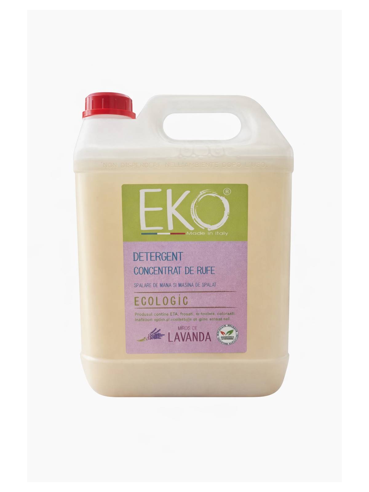 Detergent profesional ecologic Eko rufe automat si manual 5L - 167spalari