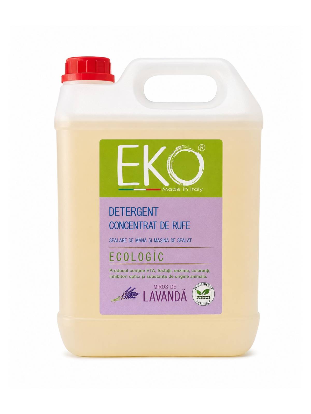 Detergent profesional ecologic Eko rufe automat si manual 5L - 167spalari