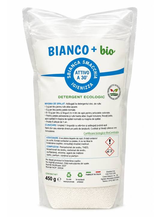 Bianco + bio, detergent ecologic, 450g