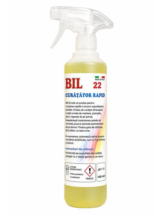 Detergent profesional BIL 22 curățare rapidă 500ml