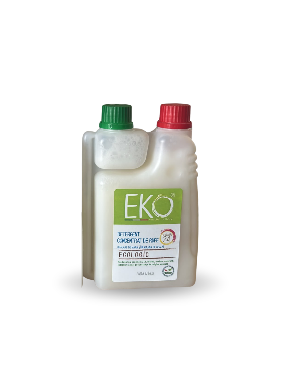 Pachet EKO Fără Miros – Detergent Igienizant + Balsam pentru Rufe Moi și Parfumate
