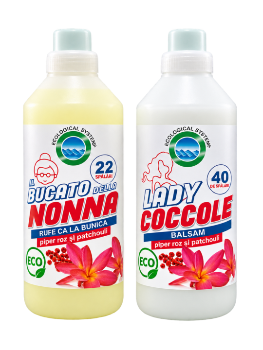 Pachet Detergent + Balsam de Rufe – Piper Roz și Patchouli