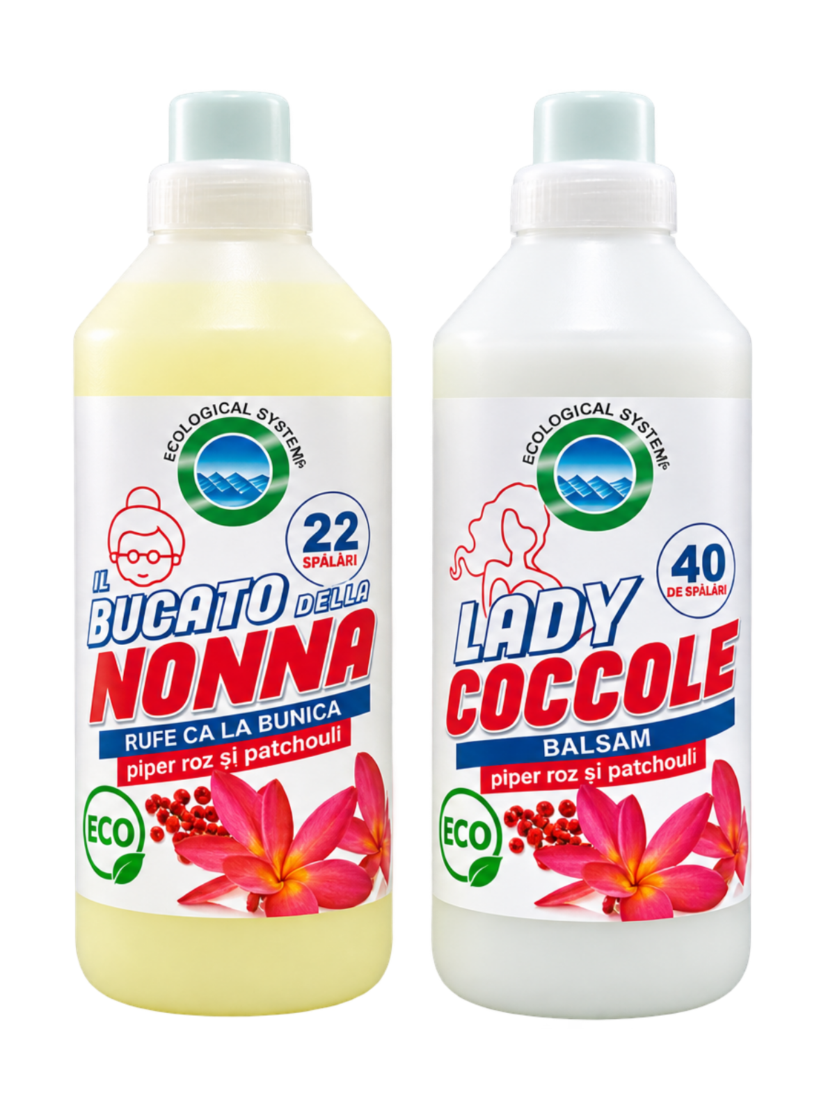 Pachet Detergent + Balsam de Rufe – Piper Roz și Patchouli