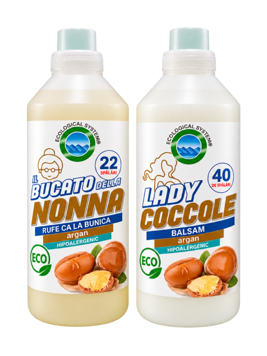Pachet Detergent + Balsam de Rufe – Miros de Argan
