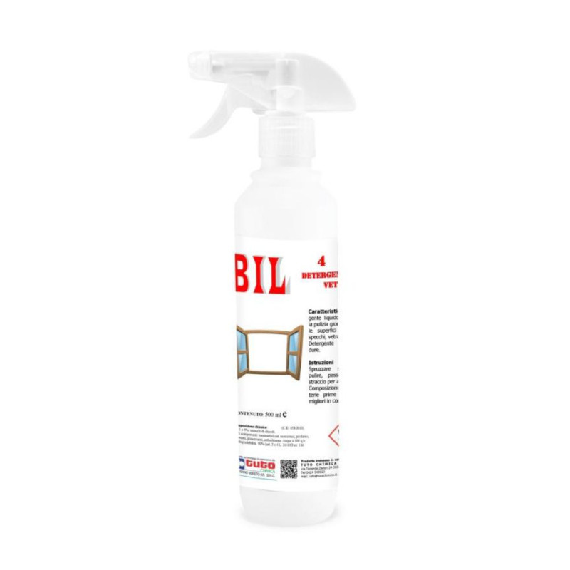 Bil 4 detergent profesional pentru geamuri, pulverizator 500ml